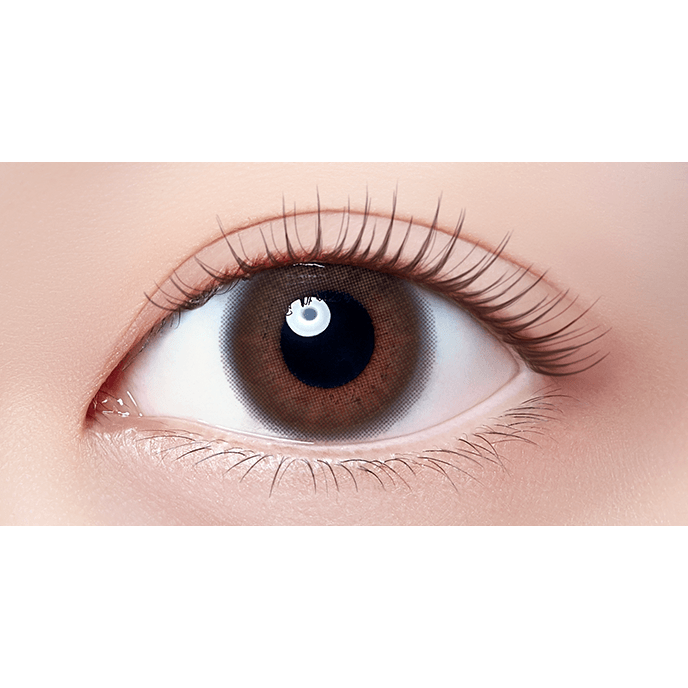 ダークココアブラウン装着写真