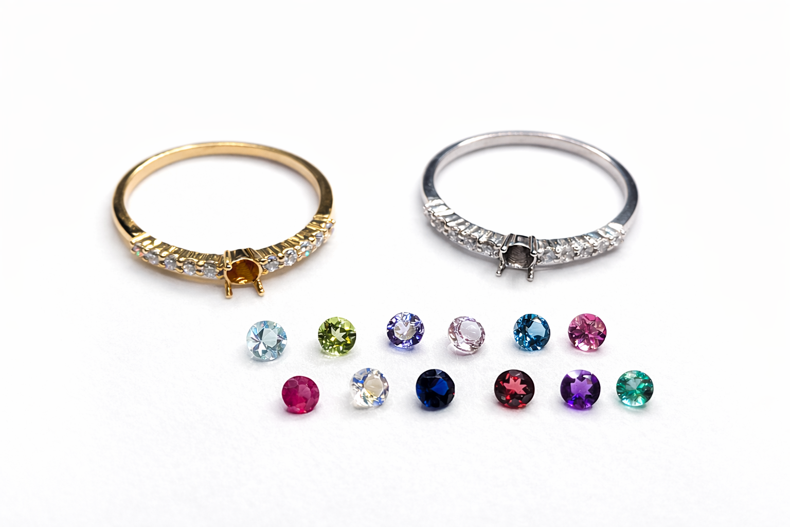 セミオーダーリング｜誕生石×K18で作る大人のジュエリー | JEWELRY VALLEY