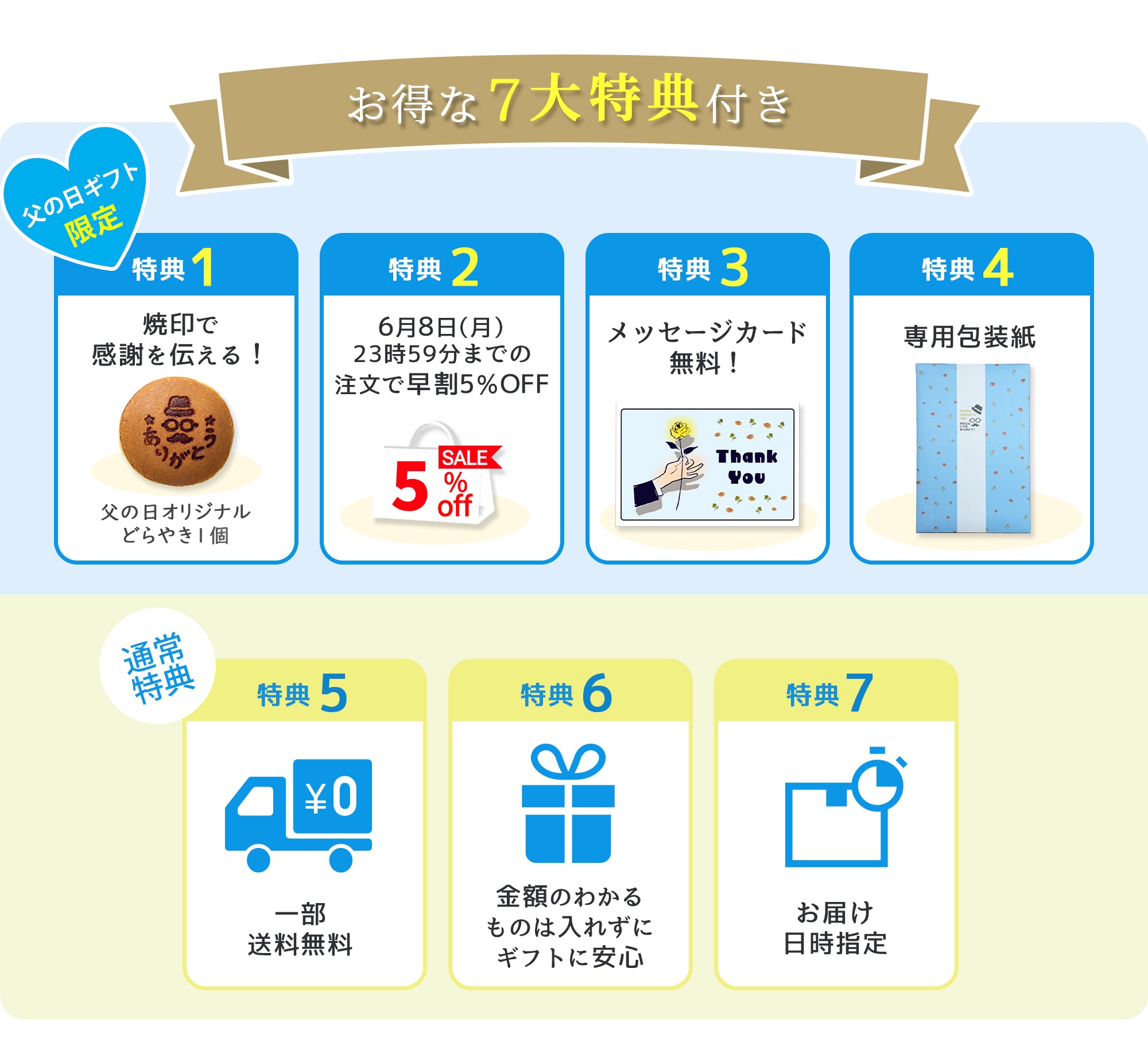 お得な7大特典付き