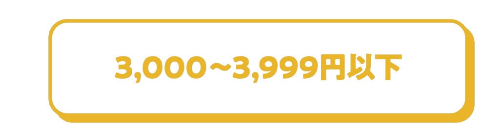 3,000～3,999円以下