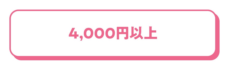 4,000円以上