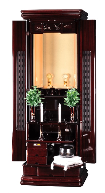 創価学会仏壇仏具【桜奏（紫檀調）】赤澤朝陽