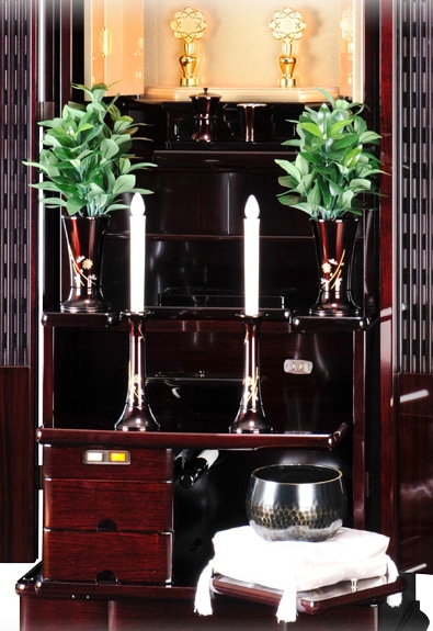 創価学会仏壇仏具【桜奏（紫檀調）】赤澤朝陽