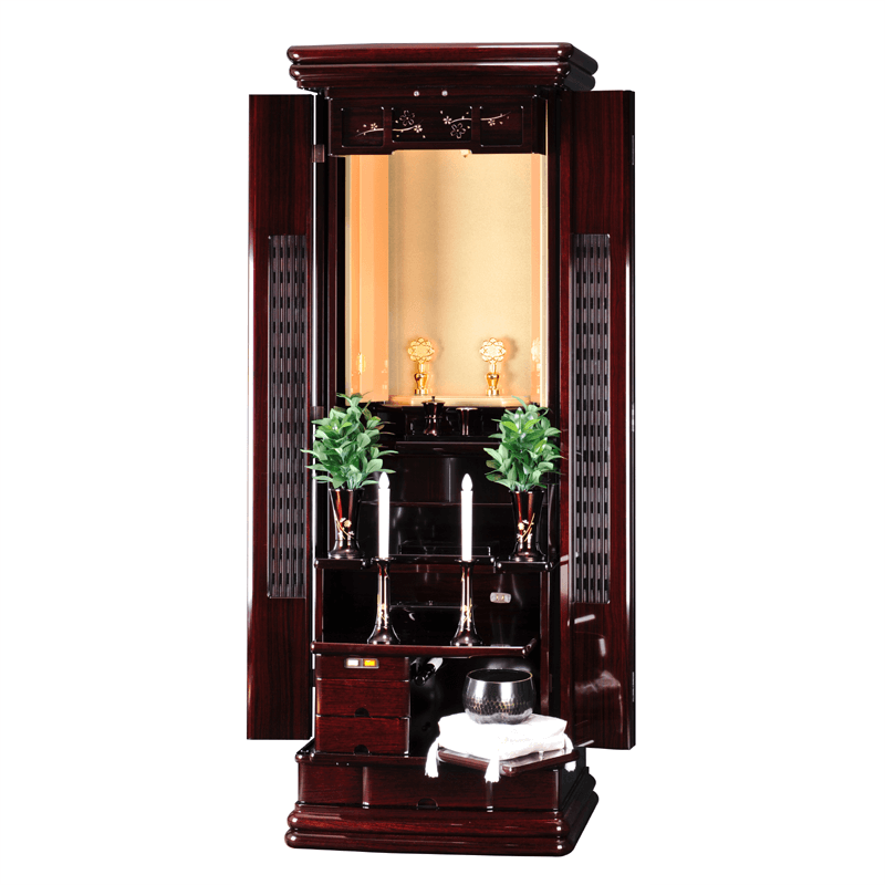 創価学会仏壇仏具【桜奏（紫檀調）】赤澤朝陽