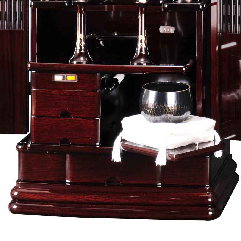 創価学会仏壇仏具【桜奏（紫檀調）】赤澤朝陽