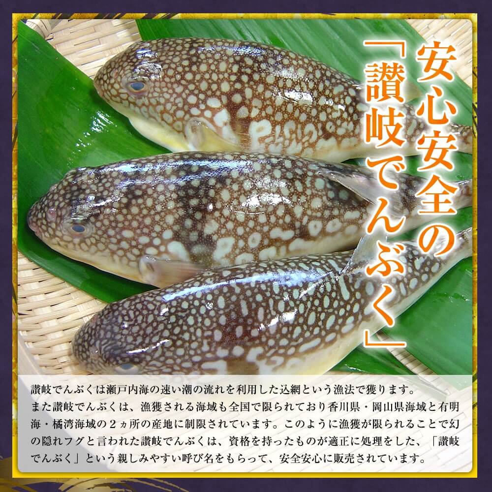 新鮮 国産 ふぐ 讃岐でんぶく ドレス 300ｇ×1パック