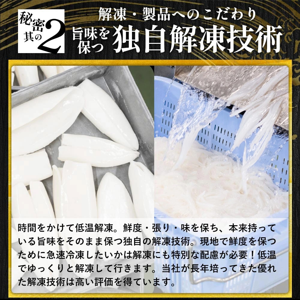 送料無料 いかそうめん 200g × 2パック 専用タレ付き