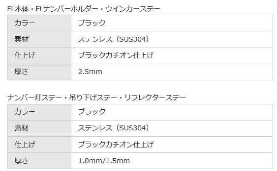 BMW S1000RR M1000RR(2023年〜2024年モデル)ステンレス製フェンダーレスキット SFB-K317A