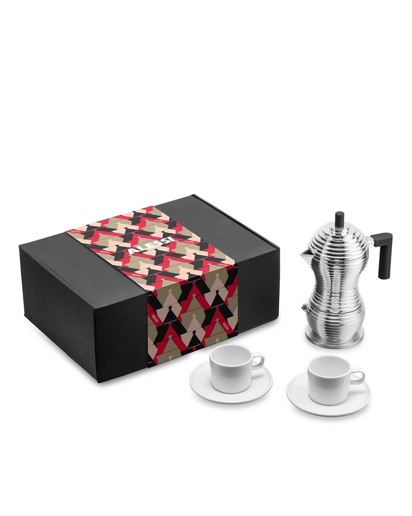 ＜ギフトボックス＞<br>エスプレッソコーヒーメーカー＋カップ＆ソーサー【MDL02BSET】