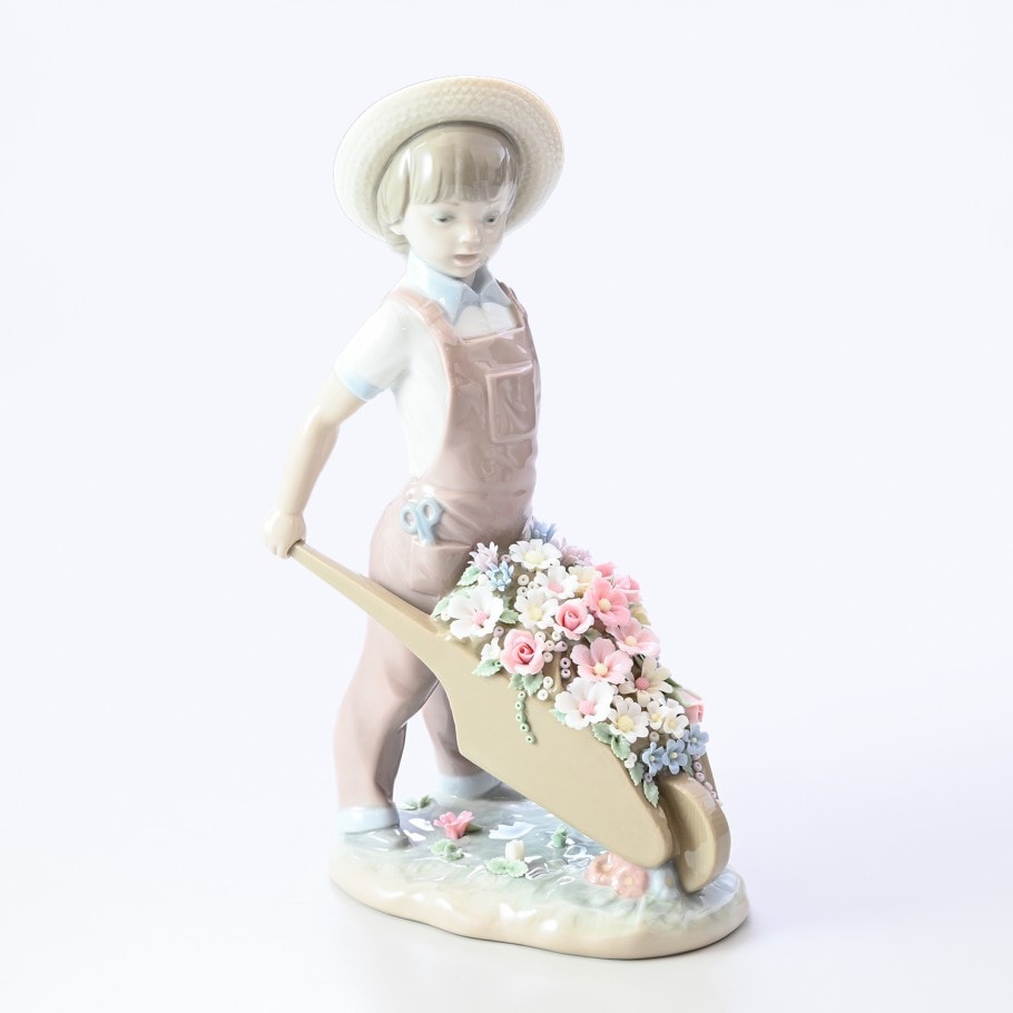 リヤドロ 花車 フィギュア 人形 男の子 LLADRO リアドロ