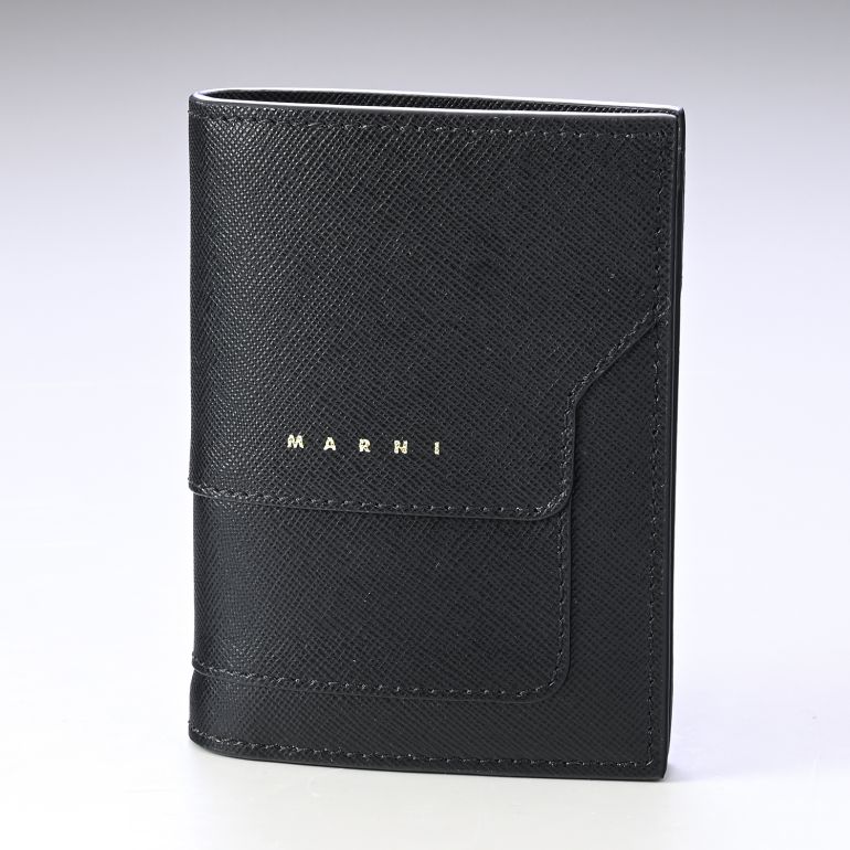 マルニ marni レザー製2つ折り財布