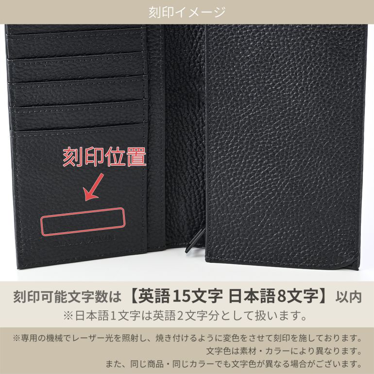 パターン 【鑑定済み】EMPORIO ARMANI 2つ折り長財布 YEM474 - 通販