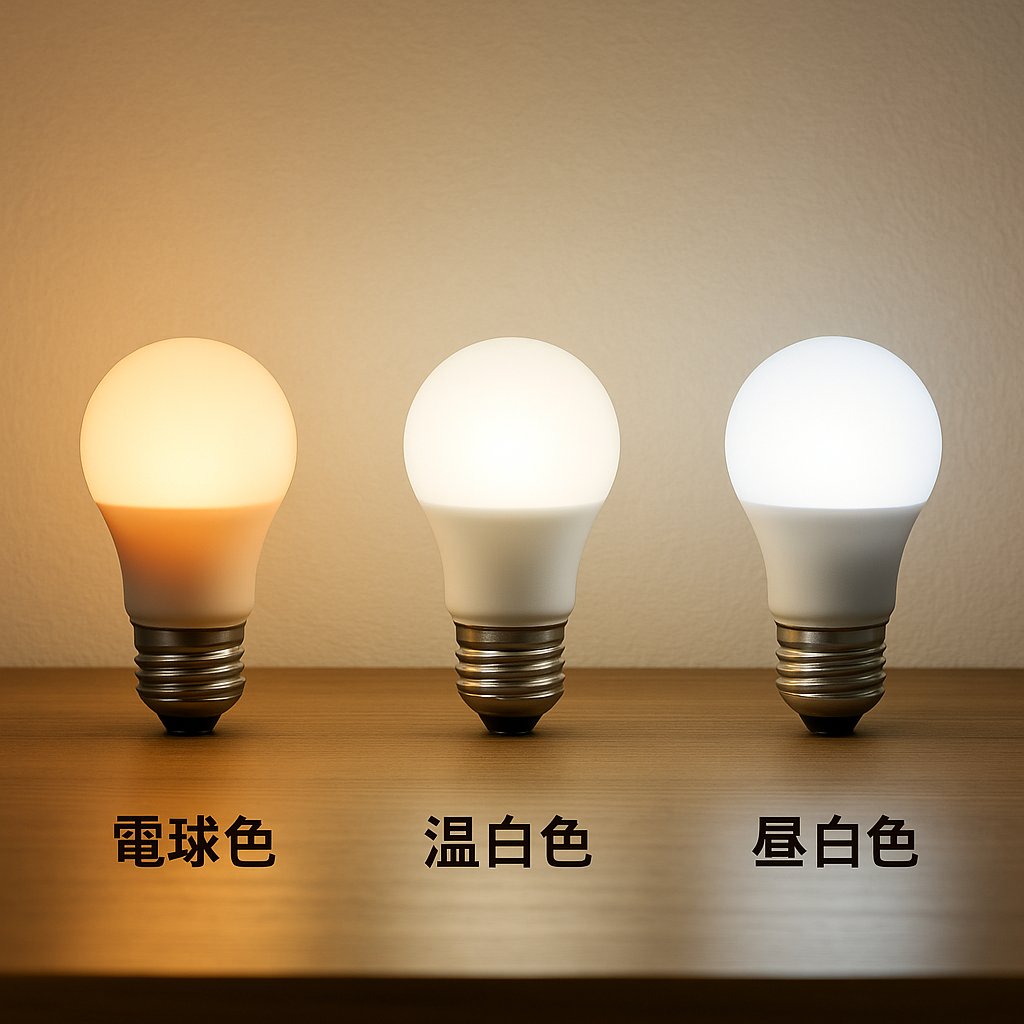 テーブルランプに使う電球のイメージ