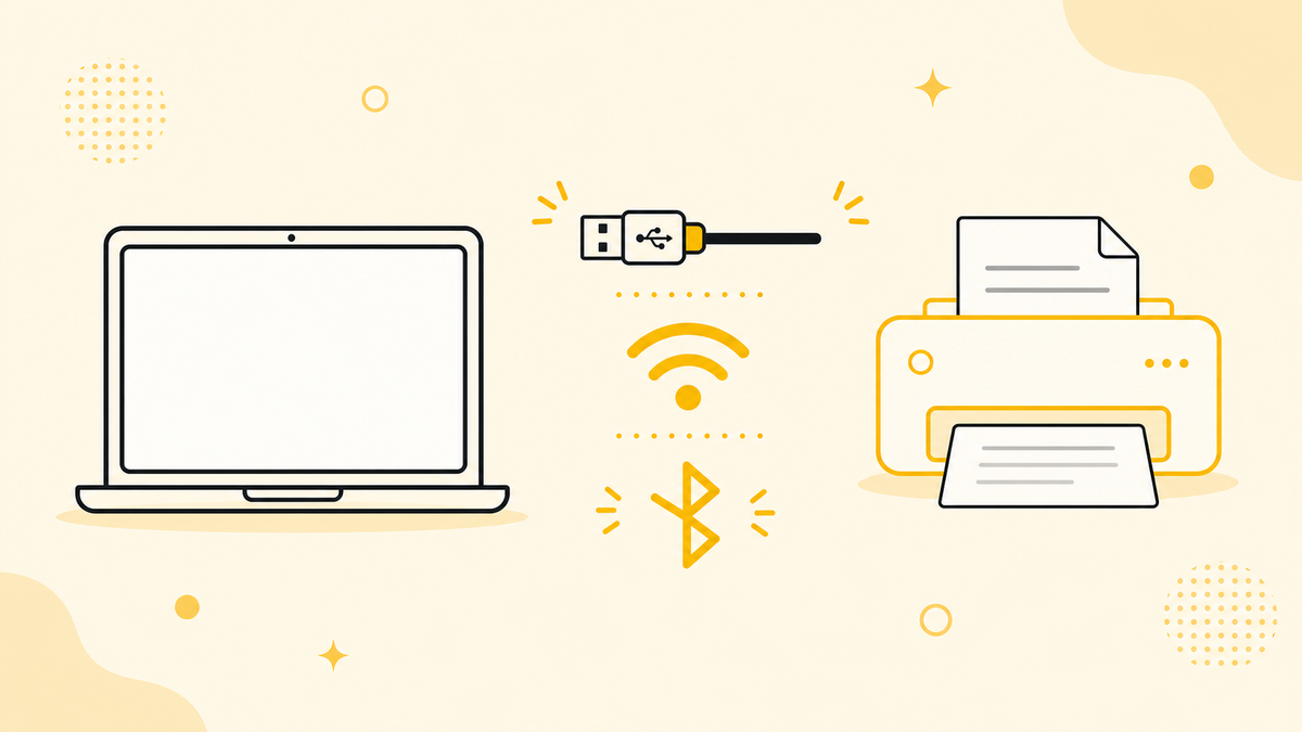 プリンターの設定・接続方法｜USB／Wi-Fi／Bluetooth 3パターンと