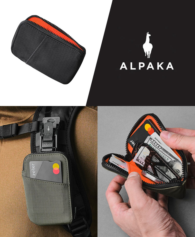 小物 KLJPS ZIP CARD POUCH AXOFLUX | ACCESSORIES | 【公式】ALPAKA (アルパカ)