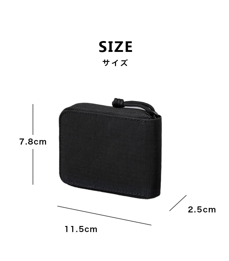 ZIP ID WALLET AXOGRID | ACCESSORIES | 【公式】ALPAKA (アルパカ)