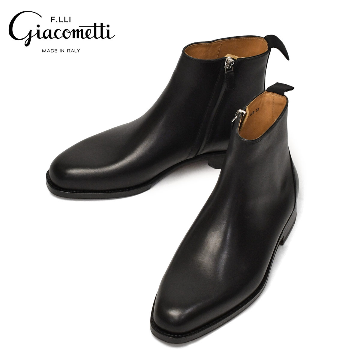 F.LLI Giacometti【フラテッリ ジャコメッティ】サイドジップブーツ