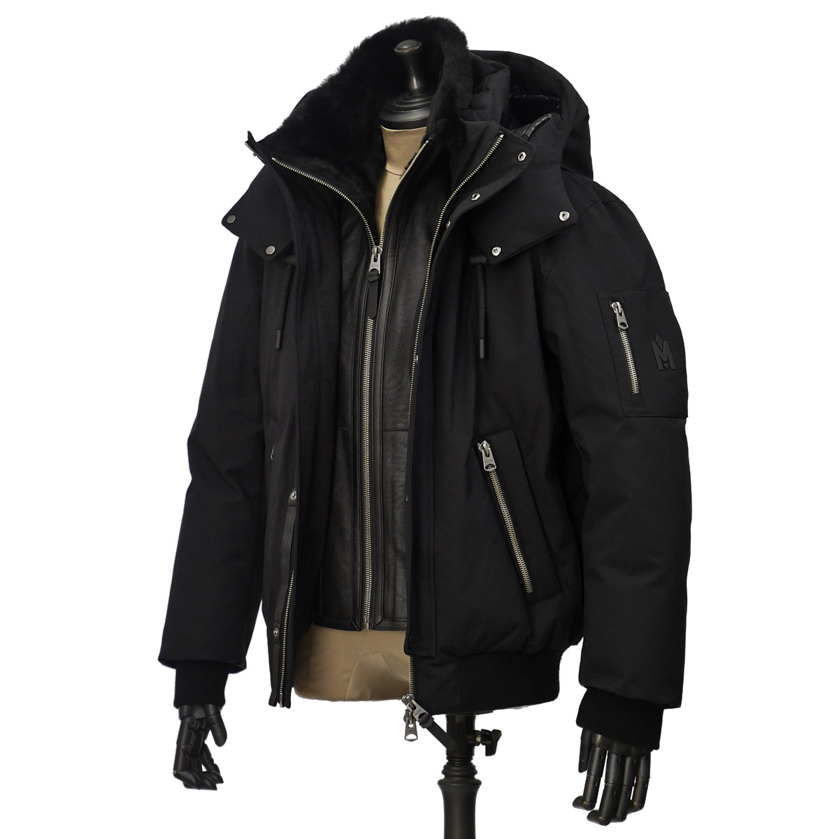 MACKAGE【マッカージュ】ダウンブルゾン IKER BLACK ナイロン