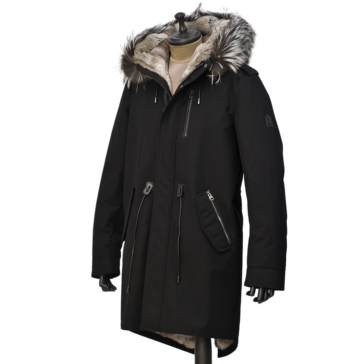 MACKAGE【マッカージュ】ダウンモッズパーカー MORITZ-X BLACK