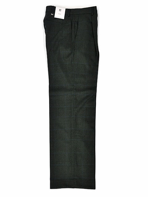 PT TORINO / BASE グレンチェック 1プリーツ スラックス PT TORINO / BASE グレンチェック 1プリーツ スラックス PT TORINO 1
