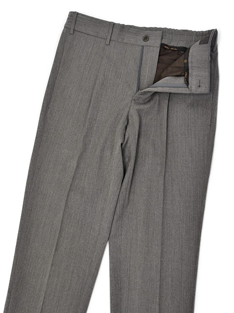 SANTANIELLO【サンタニエッロ】1プリーツパンツ IRNO E2968 93 ウール