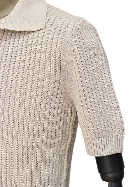 Gran Sasso グランサッソ ポロニット FINAL SALE】GRAN SASSO【グランサッソ】スキッパーポロ 23139 18048