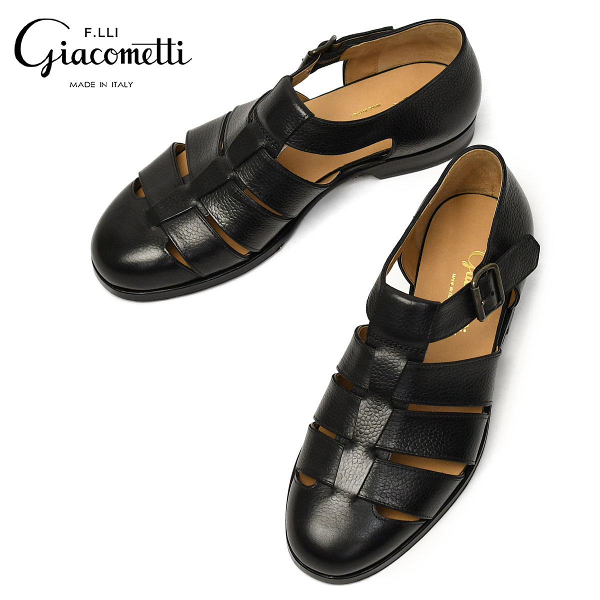 F.LLI Giacometti【フラテッリ ジャコメッティ】グルカサンダル FG166