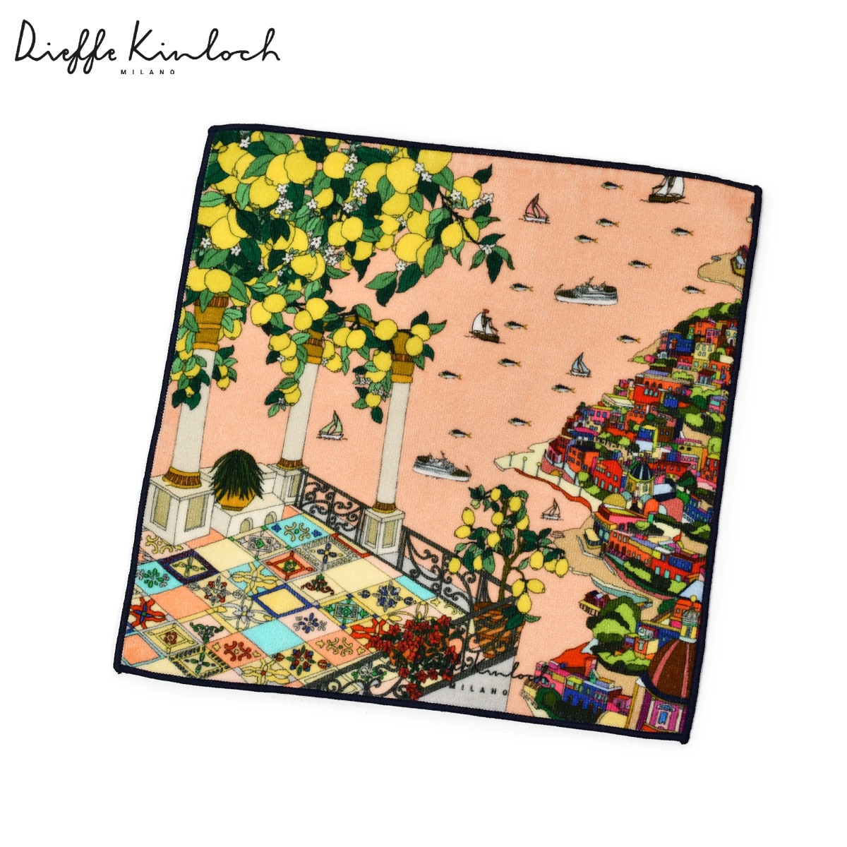 Dieffe Kinloch【ディエッフェ・キンロック】プリントタオルハンカチ