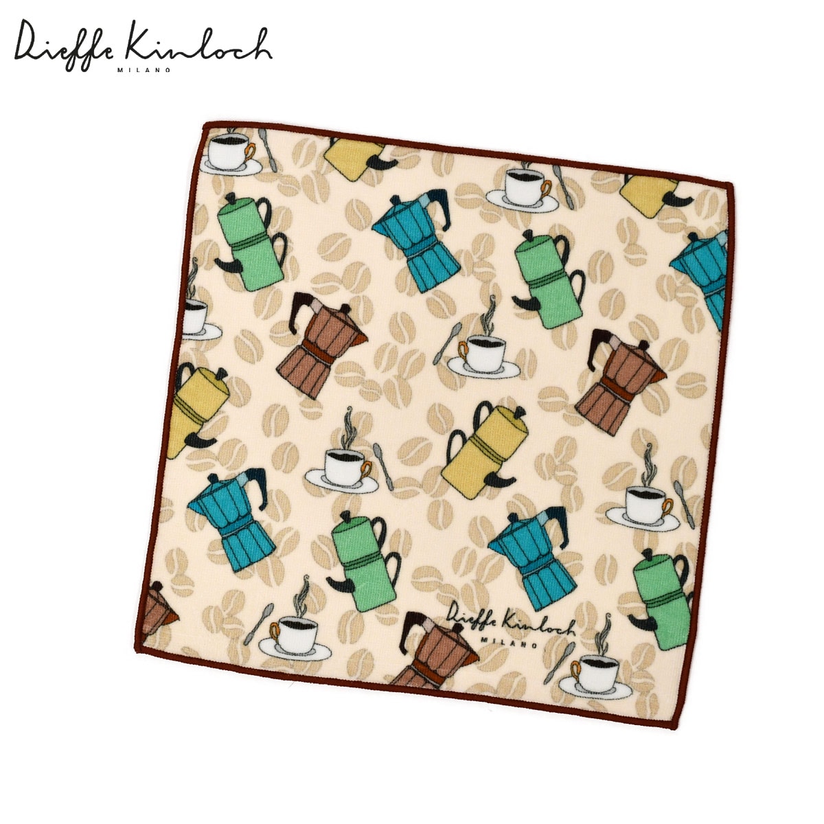 Dieffle Kinloch ケース　ハンカチ付 Dieffe Kinloch【ディエッフェ・キンロック】プリントタオルハンカチ