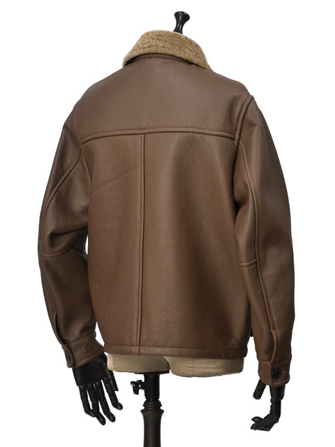 EMMETI【エンメティ】A-2型ムートンブルゾン LORENZO SP MOUTON MARRON
