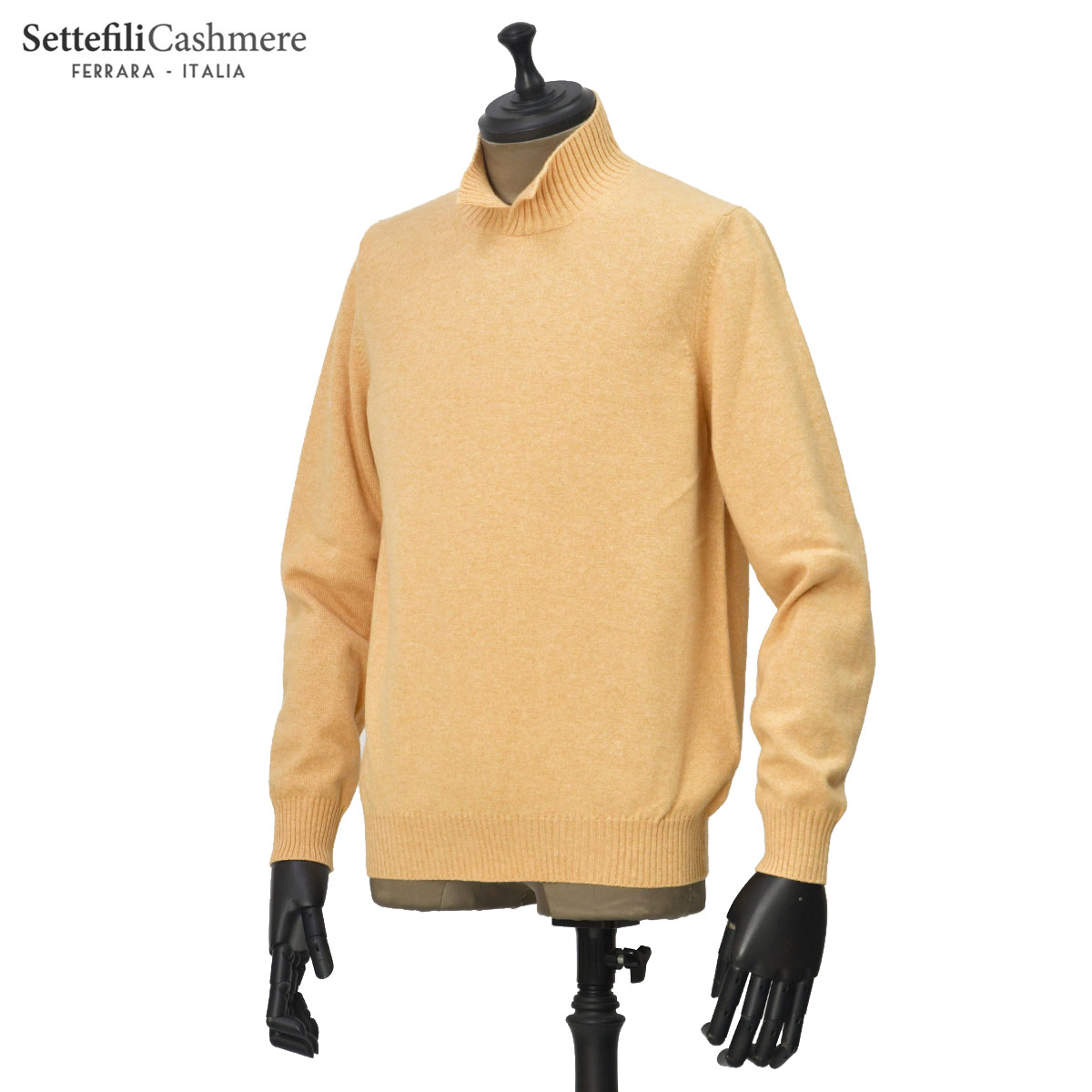 セッテフィーリカシミア　ニット Settefili Cashmere【セッテフィーリ カシミア】スプリットハイネック