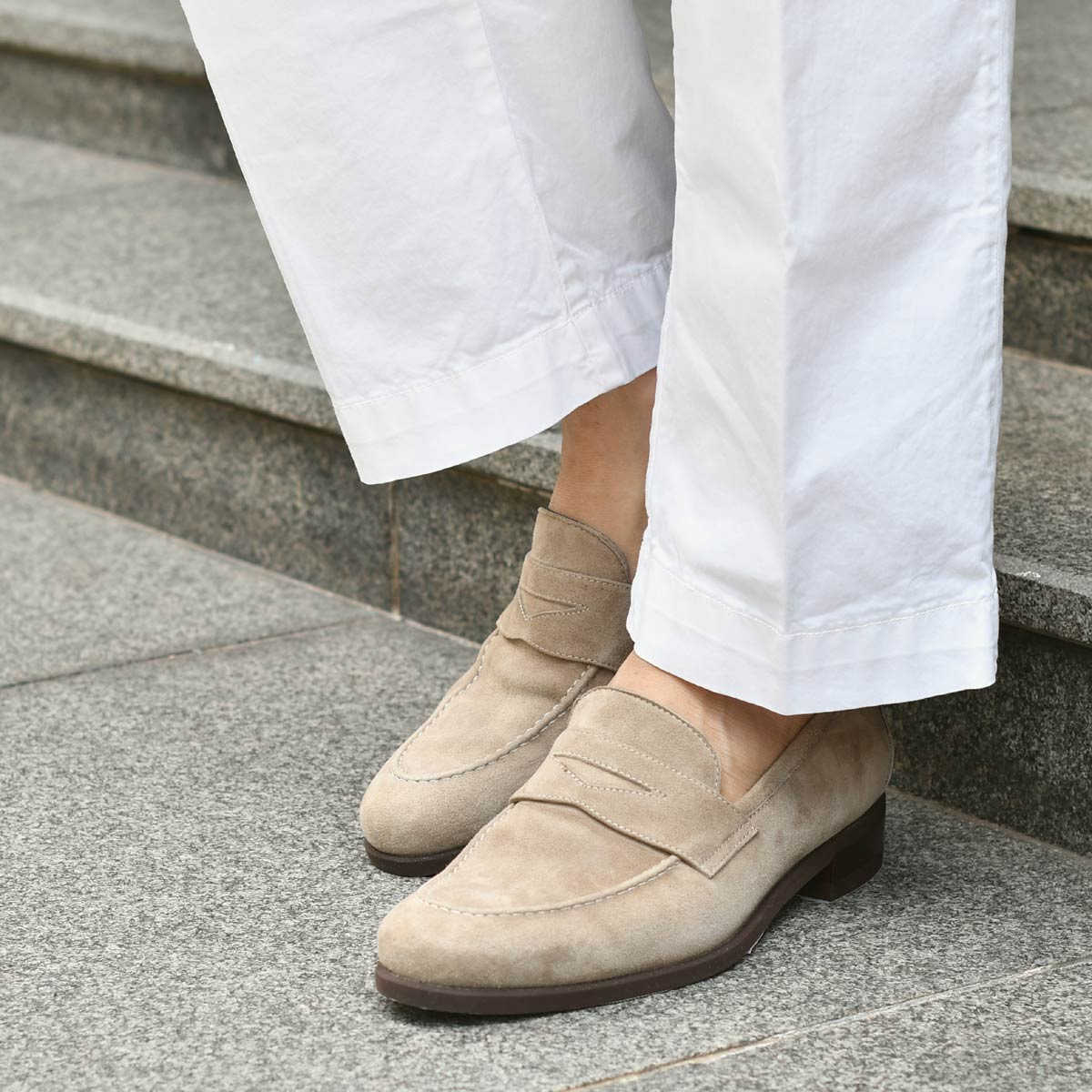 Ferrante【フェランテ】コインローファー ISEO ETON CAMOSCIO TAUPE