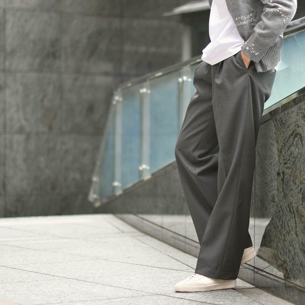 PT TORINO【ピーティートリノ】1プリーツパンツ Edge QUINDICI SD74