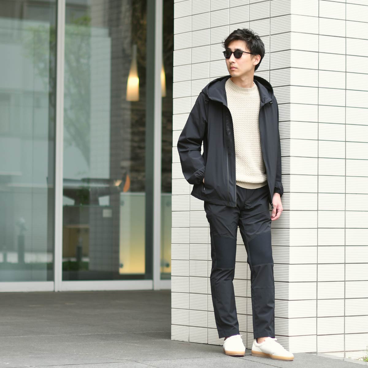 TATRAS【タトラス】ジップアップパーカー AUDEE ナイロン ストレッチ