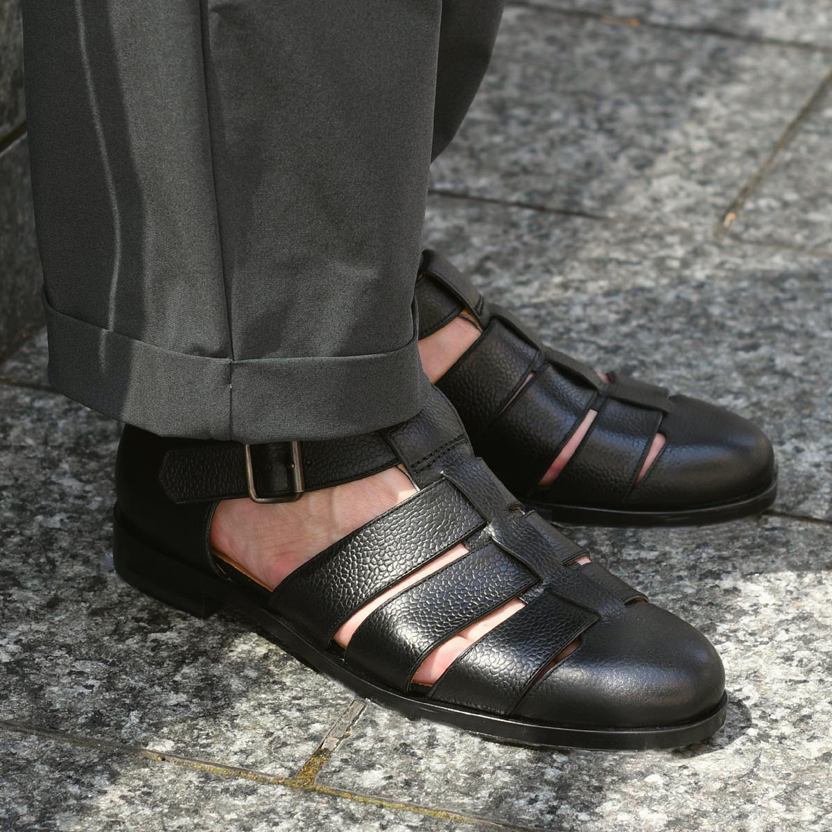 F.LLI Giacometti【フラテッリ ジャコメッティ】グルカサンダル FG166