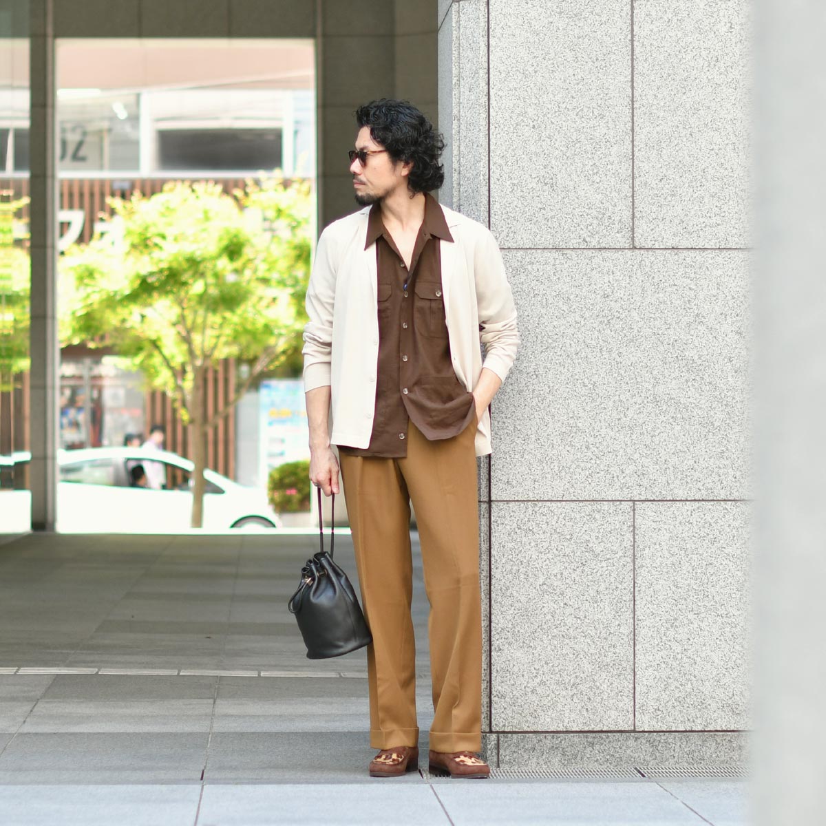 GRAN SASSO【グランサッソ】襟付きカーディガン 57105 18129 012