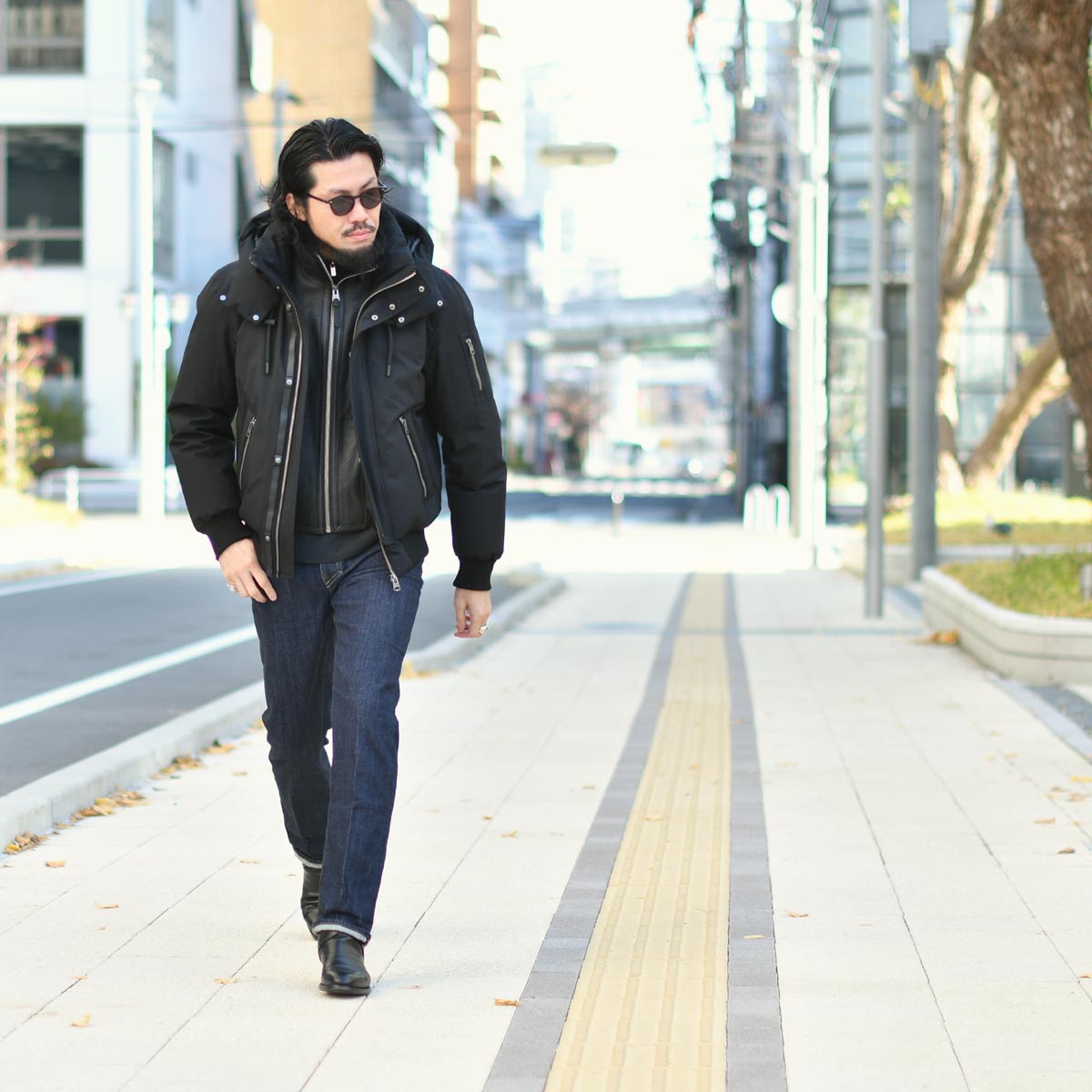 MACKAGE【マッカージュ】ダウンブルゾン IKER BLACK ナイロン 