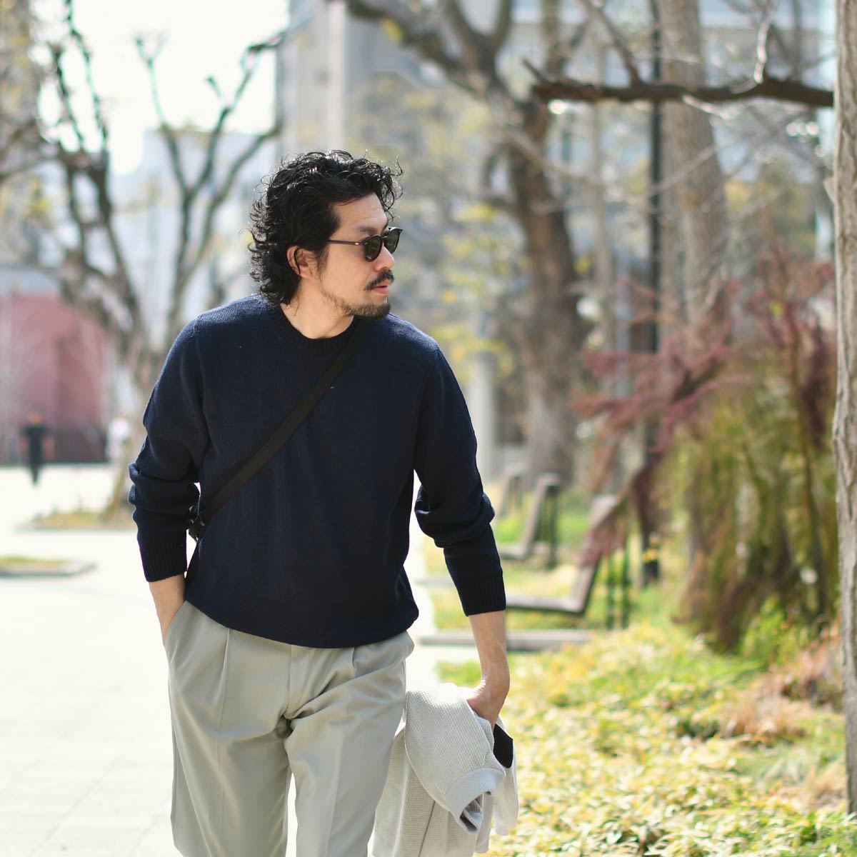 MORGANO【モルガーノ】クルーネックニット EM7351887 CC21 370