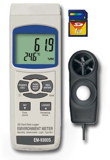 SD保存デジタル環境測定器　よろず測定器
