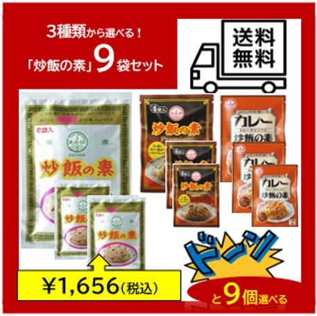 選べる炒飯の素９個セット