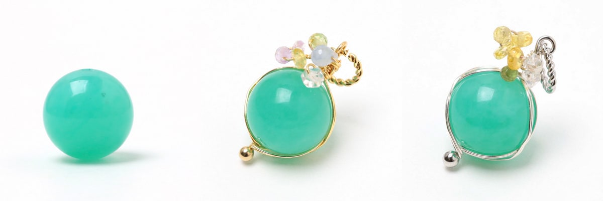 新作♡極みクロムダイオプサイト×クロムダイオプサイトミラボ×モリオン宝石カット 天然ダイオプサイト(Chrome Diopside) クロムダイオプサイト