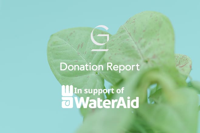 WaterAid Japanへ寄付のご報告
