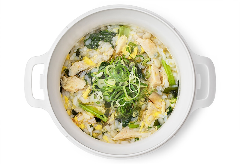 中華スープで作る簡単雑炊