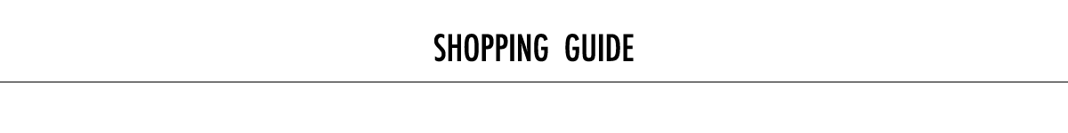 Shopping Guide（ショッピングガイド）
