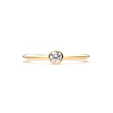 Plain Engagement Ring Ver.2 K18 YELLOW GOLD0.15ct)