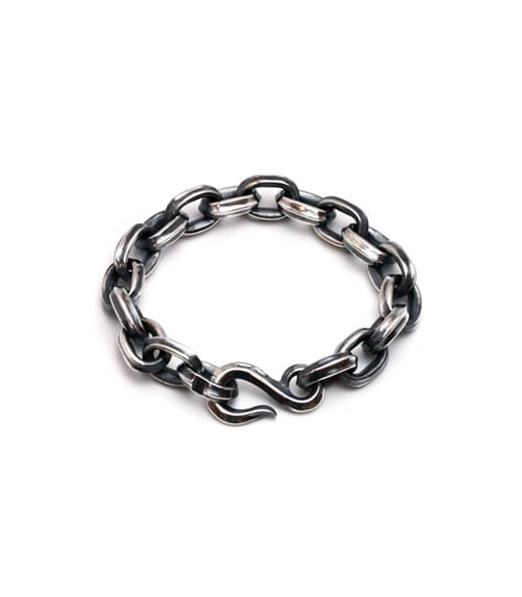 Spinal Chain BraceletLarge/Silver)