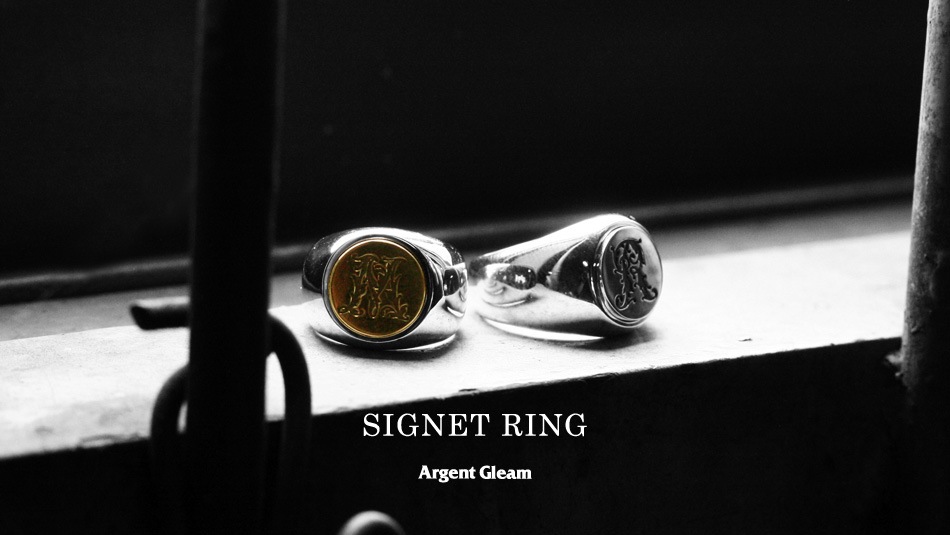 シルバーアクセサリーブランドアージェントグリーム | SIGNET RING