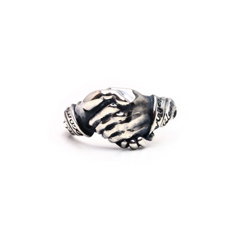 Shake-hands Ring/silver