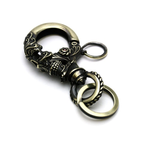 Gleed Skull Key Holder Brass / ͥå