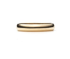 Round Band Ring K18YG 饦 Хɥ 4.0mm